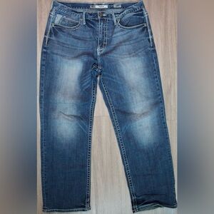 BKE Buckle Seth Jeans Men's Sz 36R Blue Denim